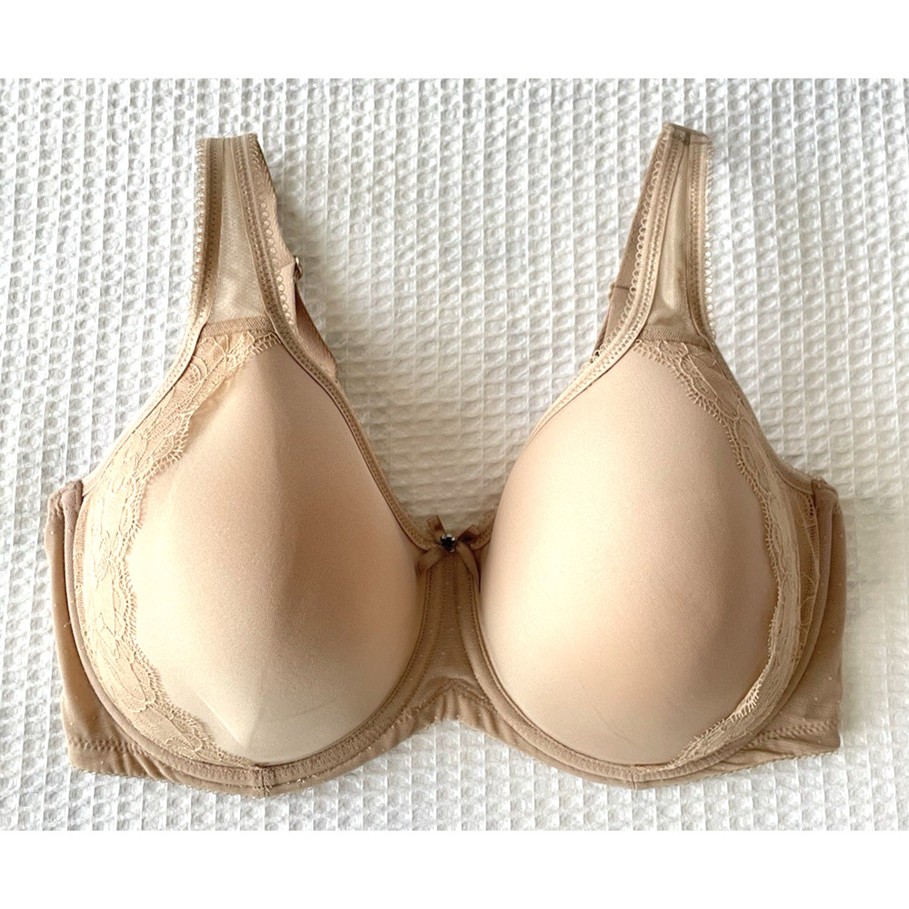 Wacoal Bra Size 36DDD Retro Chic Seamless Contour 853186 Toast